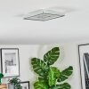 Simonstorp Plafoniera, Panel LED Argento, Bianco, 1-Luce