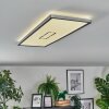 Simonstorp Plafoniera, Panel LED Argento, Bianco, 1-Luce