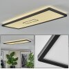 Simonstorp Plafoniera, Panel LED Nero, Bianco, 1-Luce