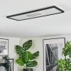 Simonstorp Plafoniera, Panel LED Nero, Bianco, 1-Luce