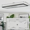 Simonstorp Plafoniera, Panel LED Nero, Bianco, 1-Luce