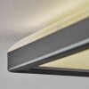 Simonstorp Plafoniera, Panel LED Nero, Bianco, 1-Luce