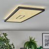 Simonstorp Plafoniera, Panel LED Nero, Bianco, 1-Luce