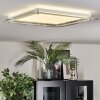 Ipres Plafoniera, Panel LED Argento, Bianco, 1-Luce
