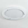 Ipres Plafoniera, Panel LED Argento, Bianco, 1-Luce