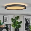Xarel Plafoniera, Panel LED Nero, 1-Luce