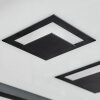 Ilyan Plafoniera, Panel LED Nero, 1-Luce