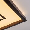 Ilyan Plafoniera, Panel LED Nero, 1-Luce