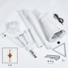 Hongkong Lampione multibraccia, Illuminazione viale Bianco, 1-Luce