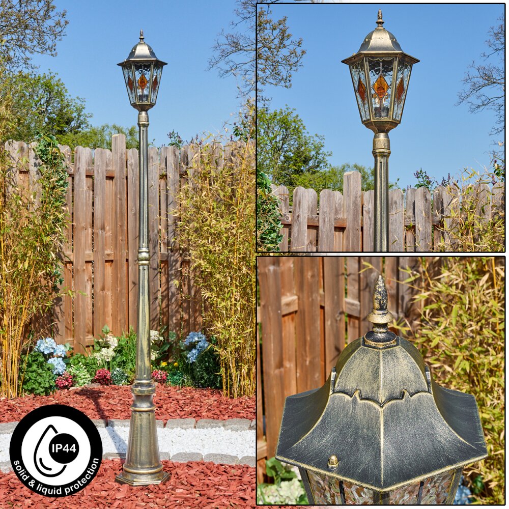 Hongkong Lampione multibraccia, Illuminazione viale Marrone, Oro, 1-Luce main product photo