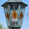 Hongkong Lampione multibraccia, Illuminazione viale Verde, Nero, 1-Luce