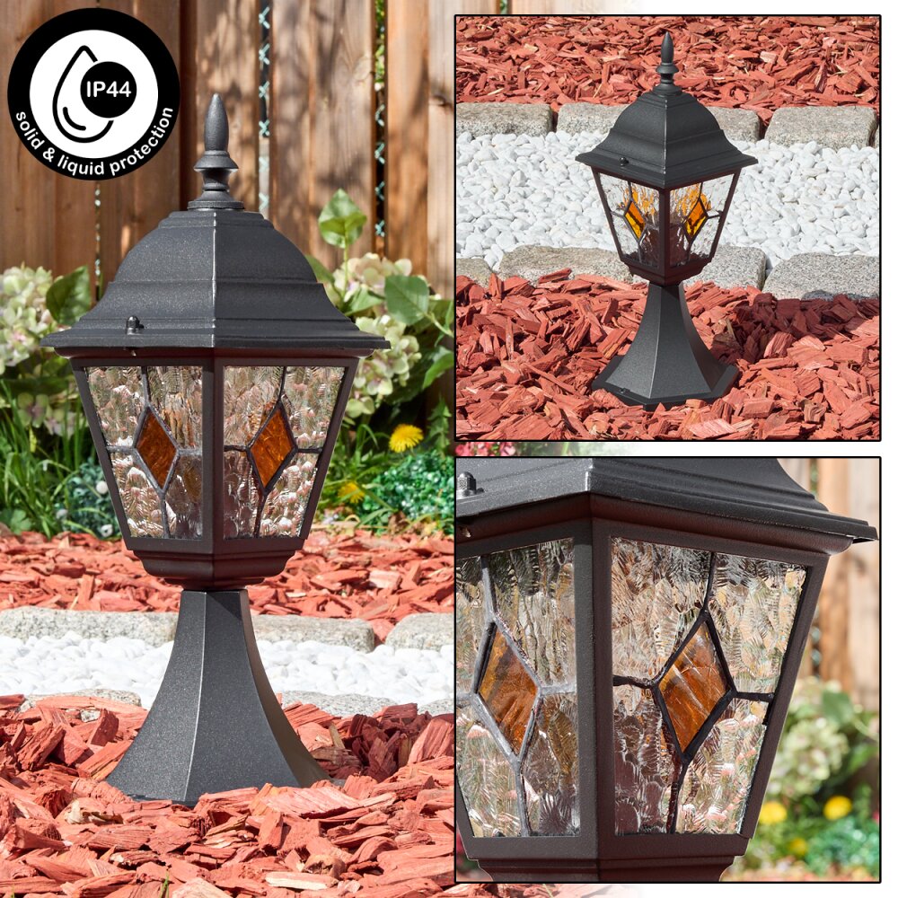 Naofe Lampada con piedistallo, Illuminazione viale Nero, 1-Luce main product photo