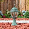 Naofe Lampada con piedistallo, Illuminazione viale Verde, Nero, 1-Luce