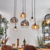 Ripoll Lampadario a sospensione, Lampada a sfera, Lampada a sospensione Ambrato, Chiaro, Grigio fumo, 6-Luci