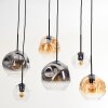 Ripoll Lampadario a sospensione, Lampada a sfera, Lampada a sospensione Ambrato, Chiaro, Grigio fumo, 6-Luci