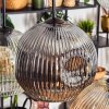 Ripoll Lampadario a sospensione, Lampada a sfera, Lampada a sospensione Ambrato, Chiaro, Grigio fumo, 6-Luci
