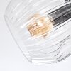 Ripoll Plafoniera, Lampada a sfera Ambrato, Chiaro, Grigio fumo, 10-Luci