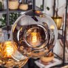 Ripoll Lampadario a sospensione, Lampada a sfera, Lampada a sospensione Ambrato, Grigio fumo, 6-Luci