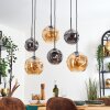 Ripoll Lampadario a sospensione, Lampada a sfera, Lampada a sospensione Ambrato, Grigio fumo, 6-Luci