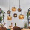 Ripoll Lampadario a sospensione, Lampada a sfera, Lampada a sospensione Ambrato, Grigio fumo, 6-Luci