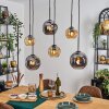 Ripoll Lampadario a sospensione, Lampada a sfera, Lampada a sospensione Ambrato, Grigio fumo, 6-Luci