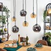 Ripoll Lampadario a sospensione, Lampada a sfera, Lampada a sospensione Ambrato, Grigio fumo, 6-Luci