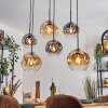Ripoll Lampadario a sospensione, Lampada a sfera, Lampada a sospensione Ambrato, Chiaro, Grigio fumo, 6-Luci