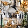 Gastor Lampadario a sospensione, Lampada a sfera, Lampada a sospensione Ambrato, Chiaro, Grigio fumo, 8-Luci