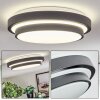 Orvan Plafoniera, Panel LED Nero, Bianco, 1-Luce