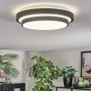 Orvan Plafoniera, Panel LED Nero, Bianco, 1-Luce