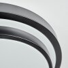 Orvan Plafoniera, Panel LED Nero, Bianco, 1-Luce