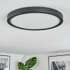 Isela Plafoniera, Panel LED Nero, 1-Luce