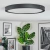 Isela Plafoniera, Panel LED Nero, 1-Luce