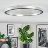 Xarel Plafoniera, Panel LED Argento, 1-Luce