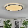 Xarel Plafoniera, Panel LED Argento, 1-Luce