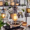Koyoto Lampadario a sospensione, Lampada a sfera, Lampada a sospensione Ambrato, Chiaro, Grigio fumo, 6-Luci