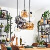 Ripoll Lampadario a sospensione, Lampada a sfera, Lampada a sospensione Ambrato, Chiaro, Grigio fumo, 6-Luci