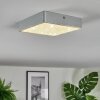 Elmar Plafoniera, Panel LED Argento, 1-Luce