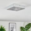 Elmar Plafoniera, Panel LED Argento, 1-Luce
