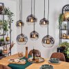 Ripoll Lampadario a sospensione, Lampada a sfera, Lampada a sospensione Chiaro, Grigio fumo, 6-Luci