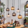 Ripoll Lampadario a sospensione, Lampada a sfera, Lampada a sospensione Ambrato, Chiaro, Grigio fumo, 6-Luci