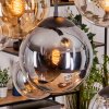 Gastor Lampadario a sospensione, Lampada a sfera, Lampada a sospensione Ambrato, Chiaro, Grigio fumo, 8-Luci