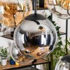 Gastor Lampadario a sospensione, Lampada a sfera, Lampada a sospensione Ambrato, Chiaro, Grigio fumo, 8-Luci
