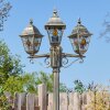 Naofe Lampione multibraccia, Illuminazione viale Marrone, Oro, 3-Luci