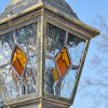 Naofe Lampione multibraccia, Illuminazione viale Marrone, Oro, 3-Luci