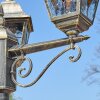 Naofe Lampione multibraccia, Illuminazione viale Marrone, Oro, 3-Luci