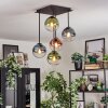 Gastor Plafoniera, Lampada a sfera Blu, Verde, Chiaro, Ramato, 5-Luci