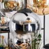 Gastor Lampadario a sospensione, Lampada a sfera, Lampada a sospensione Ambrato, Cromo, Chiaro, Grigio fumo, 8-Luci
