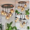 Ripoll Plafoniera, Lampada a sfera Ambrato, Chiaro, Grigio fumo, 5-Luci