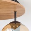 Ripoll Plafoniera, Lampada a sfera Écru, Nero, 3-Luci